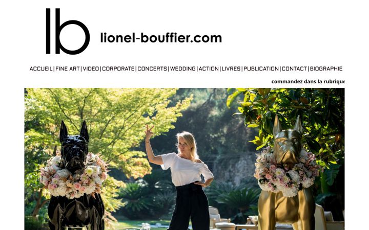 Screenshot of lionel-bouffier.com