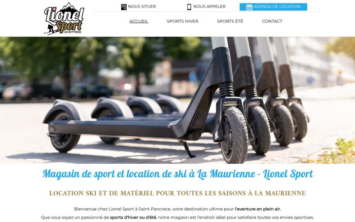 Screenshot of lionel-sport.fr