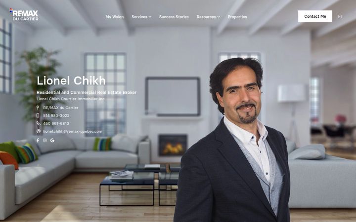 Screenshot of lionelchikh.com