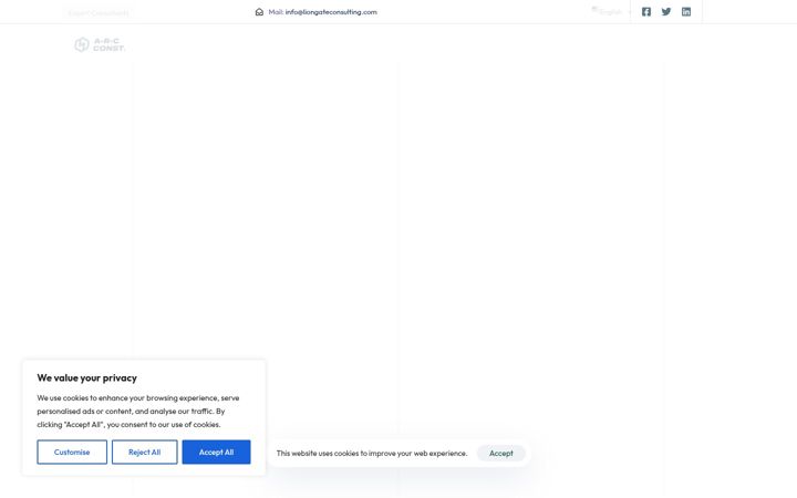 Screenshot of liongateconsulting.com