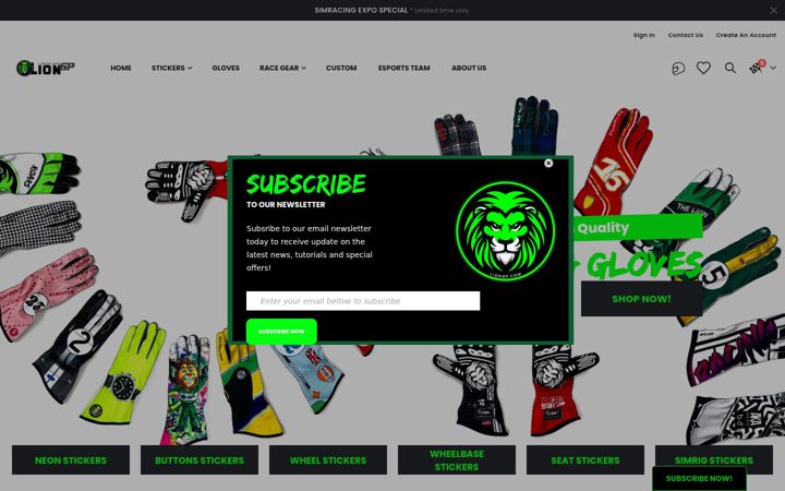 Screenshot of liongp.com