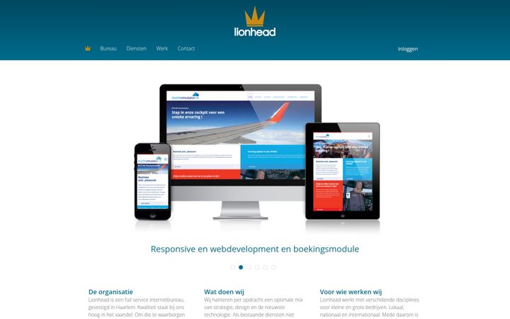 Screenshot of lionhead.nl