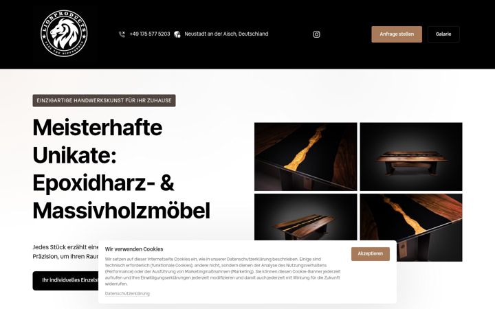 Screenshot of lionproducts.de