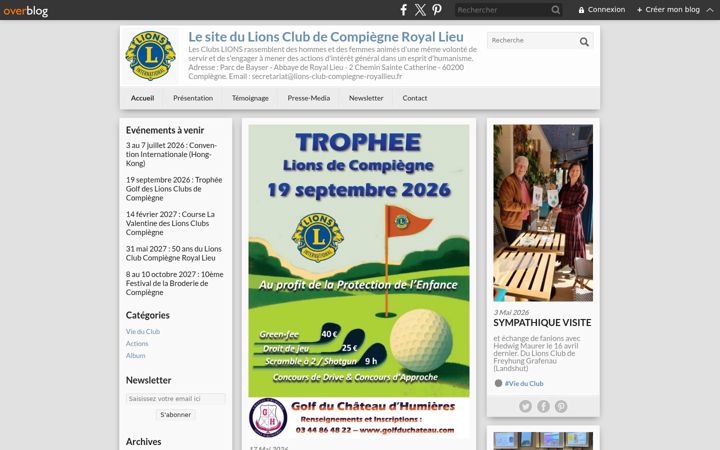 Screenshot of lions-club-compiegne-royallieu.fr