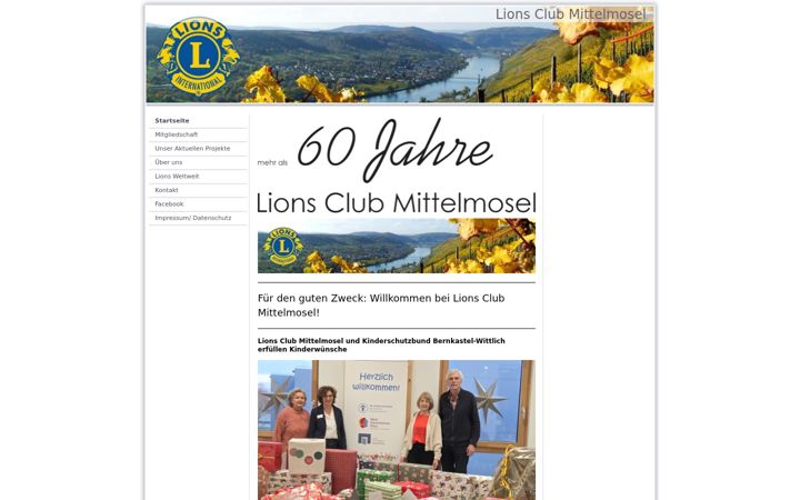 Screenshot of lions-club-mittelmosel.de