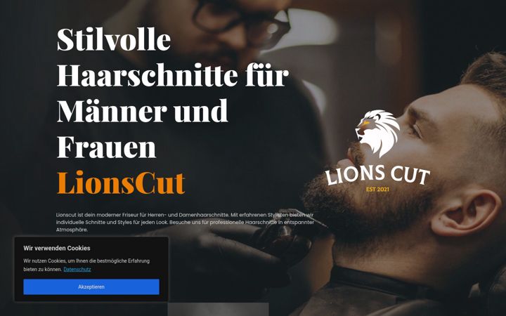 Screenshot of lions-cut.com
