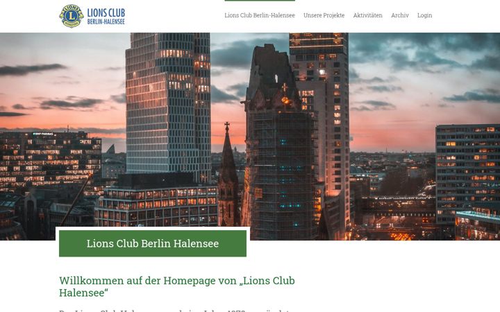 Screenshot of lionsclub-halensee.de