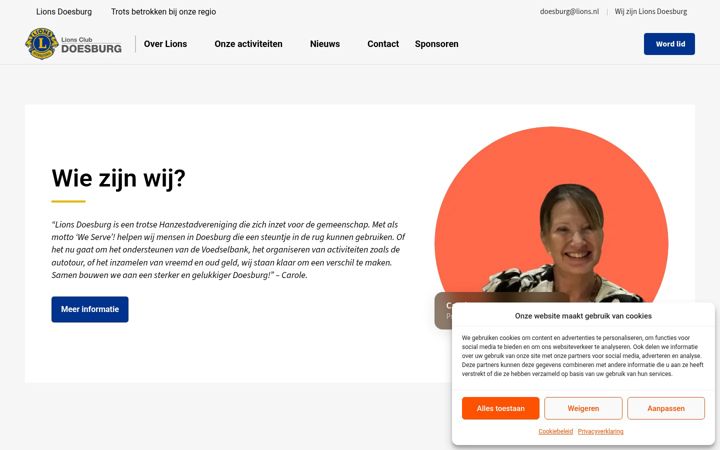 Screenshot of lionsdoesburg.nl