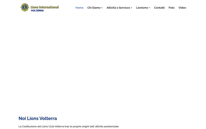 Screenshot of lionsvolterra.it
