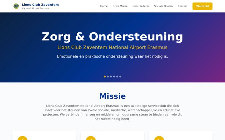 Screenshot of lionszaventem.be