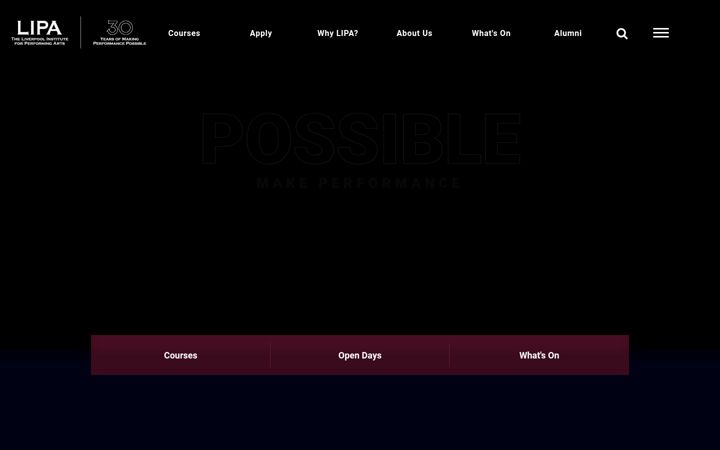 Screenshot of lipa.ac.uk