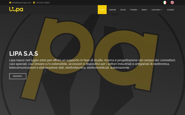 Screenshot of lipaeurope.com