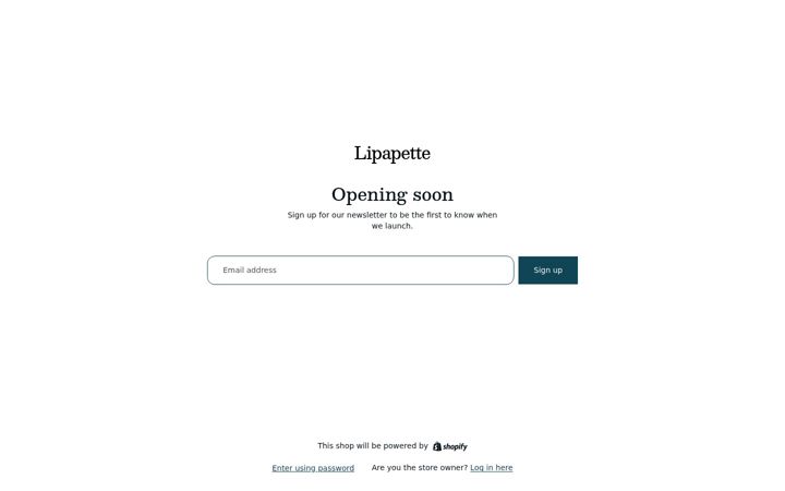 Screenshot of lipapette.de