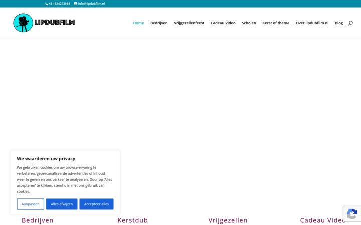 Screenshot of lipdubfilm.nl
