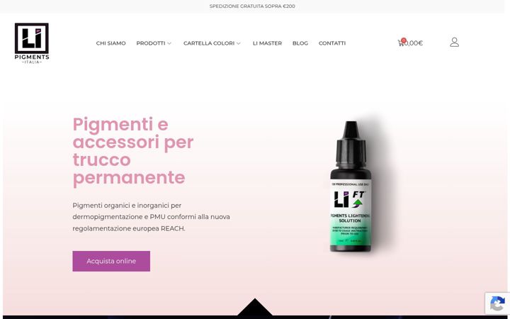 Ekrano kopija lipigmentsitalia.it