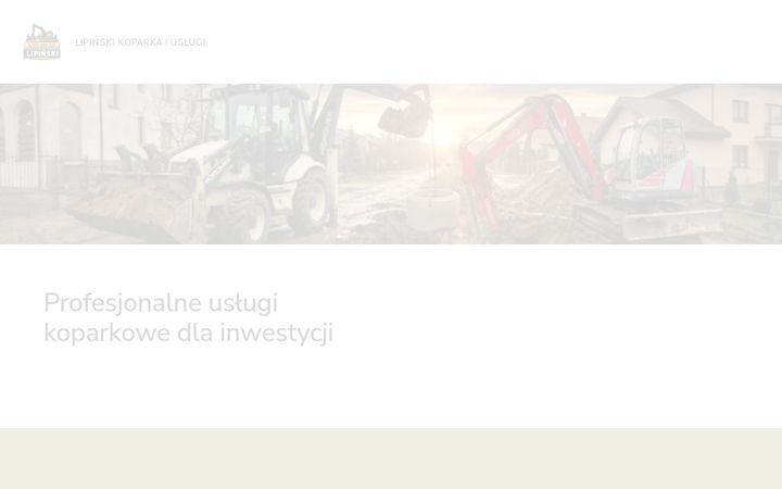Screenshot of lipinskikoparki.pl