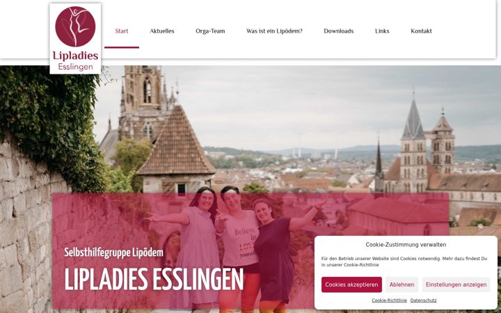 Screenshot of lipladies-esslingen.de