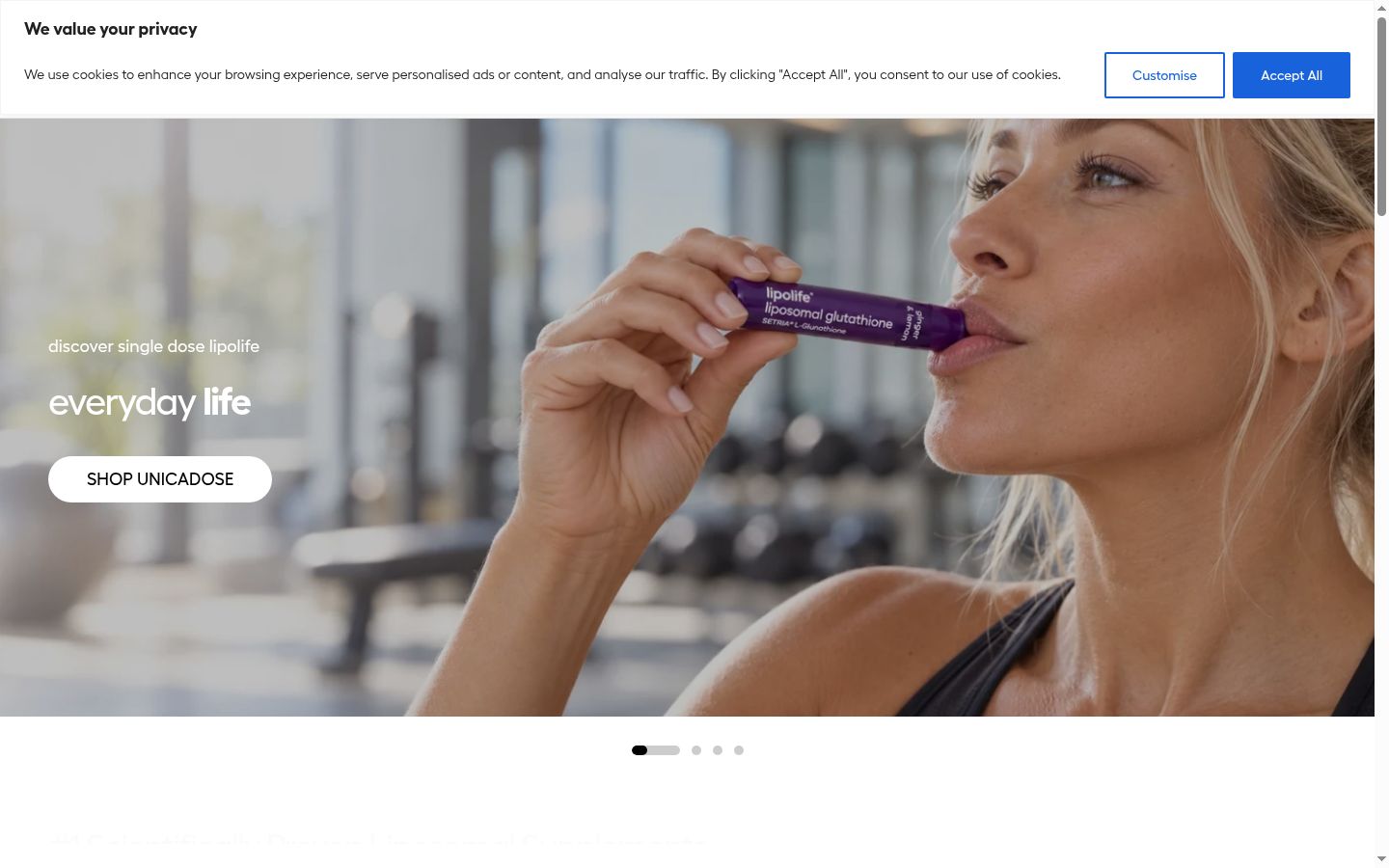 Sutikimo reklamjuostės, rodytos prieš bet kokią sąveiką, ekrano kopija