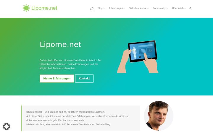 Screenshot of lipome.net