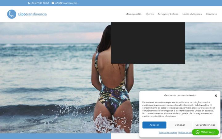 Screenshot of lipotransferencia.net