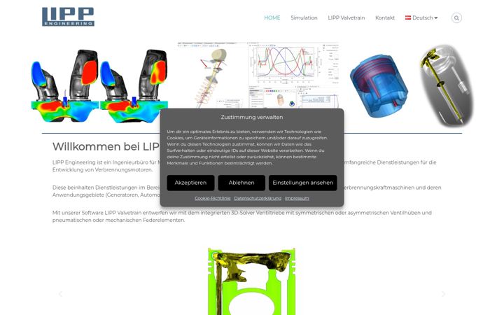 Screenshot of lipp-engineering.com