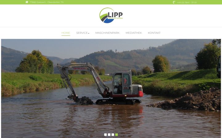 Screenshot of lipp-landschaftspflege.de