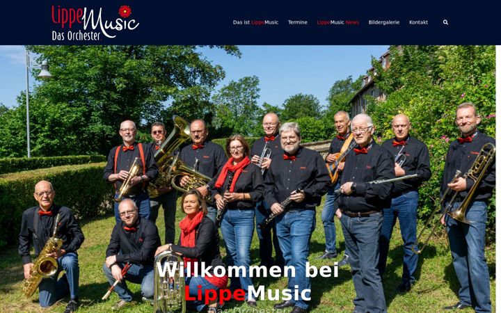 Screenshot of lippemusic.de
