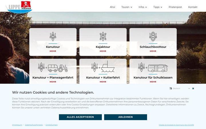 Screenshot of lippepiraten.de
