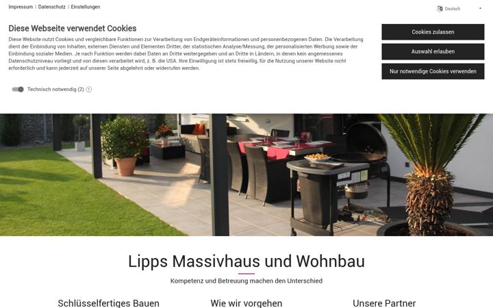 Screenshot of lipps-bau.de