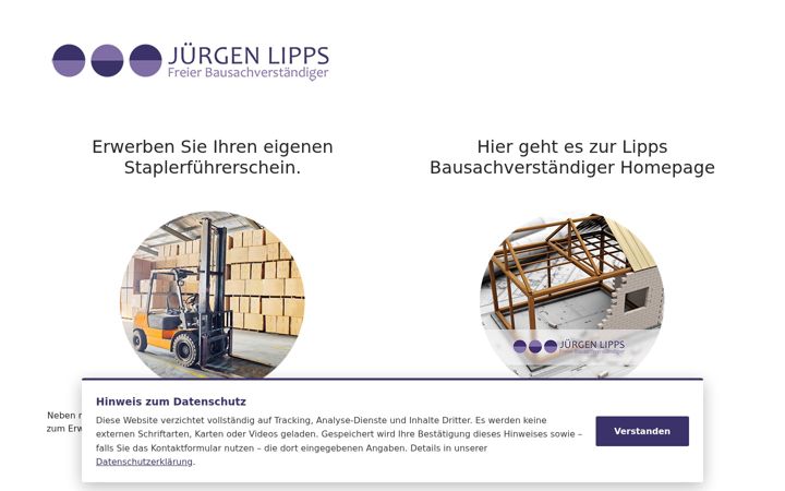 Screenshot of lipps-pf.de