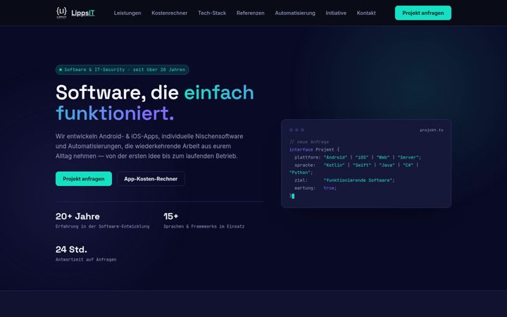 Screenshot of lippsit.de