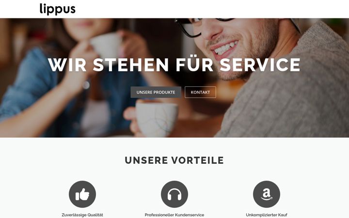 Screenshot of lippus.eu