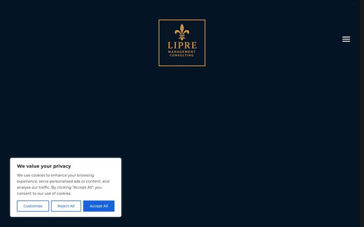 Screenshot of lipreconsulting.com