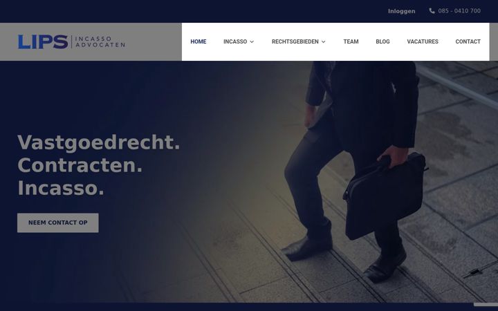 Screenshot of lipsadvocaten.nl