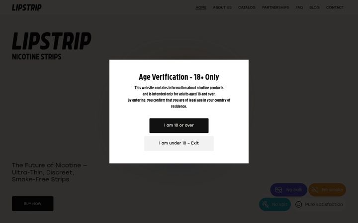 Screenshot of lipstrip.uk