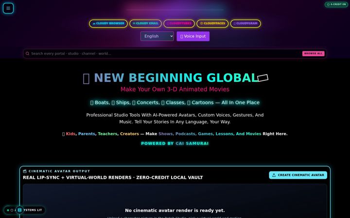 Screenshot of lipsyncmagicalstudios.com