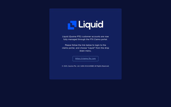 Screenshot of liquid.com