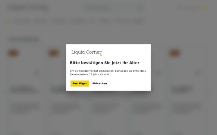 Screenshot of liquidcorner.net