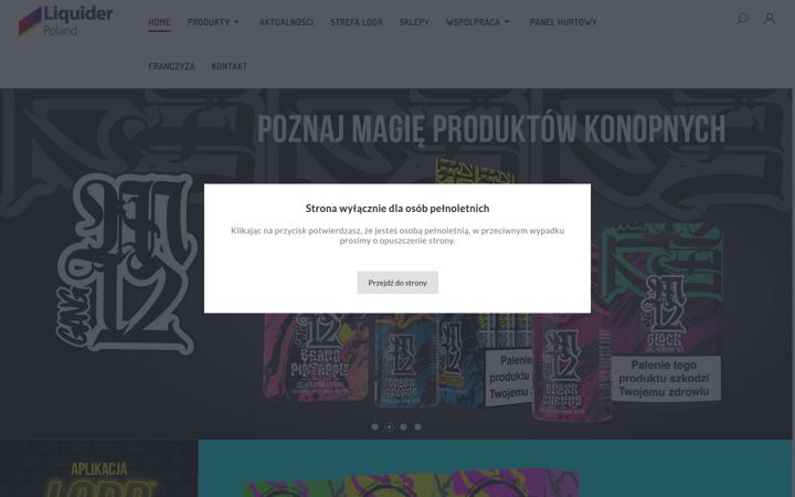 Screenshot of liquider.eu