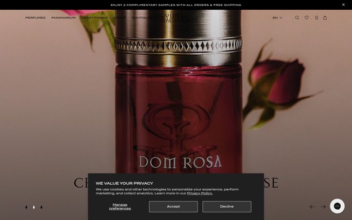 Zrzut ekranu liquidesimaginaires.com