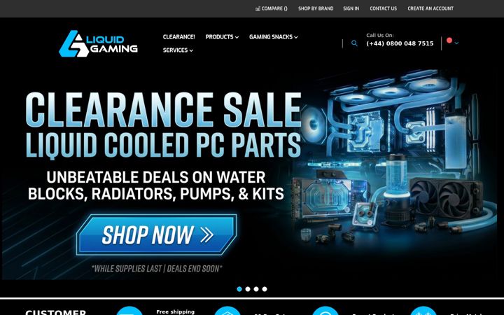 Captura de ecrã de liquidgaming.co.uk