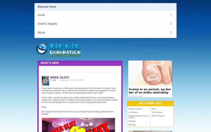 Screenshot of liquidgeneration.com