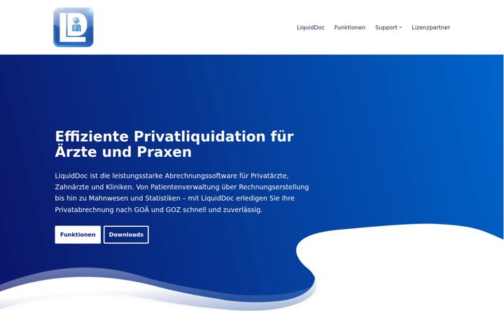 Screenshot of liquidsoft.de