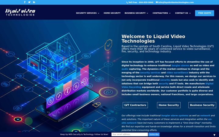 Screenshot of liquidvideotechnologies.com