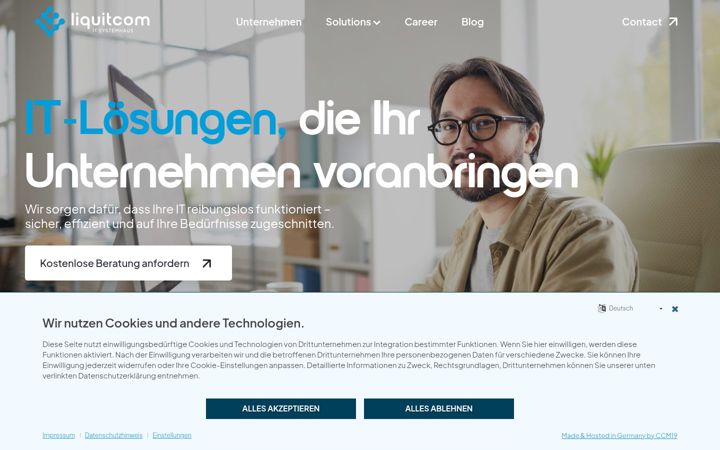 Screenshot of liquitcom.de