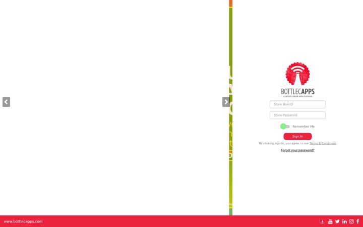 Screenshot of liquorapps.com