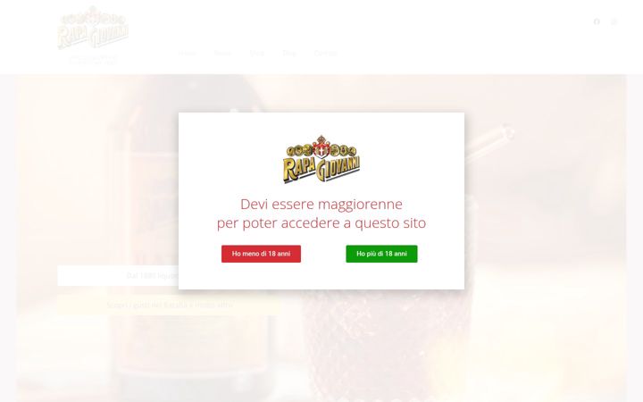 Screenshot of liquorificiorapa.it