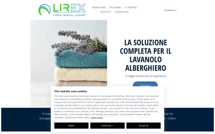 Screenshot of lirex.it