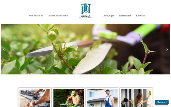 Screenshot of liri-landschaftsbau.de