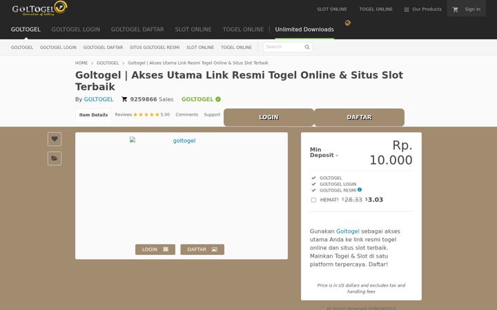 Screenshot of lirinon.com